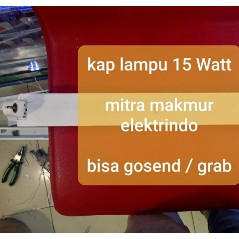 kap lampu 10 watt TL 33cm / kap T8 Uv 33cm 10W / kap lampu 10w 33cm