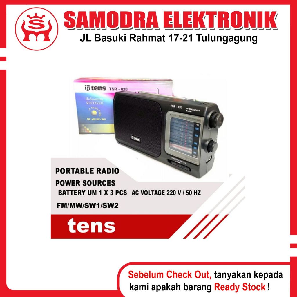Radio TENS TSR-820 Portable Radio