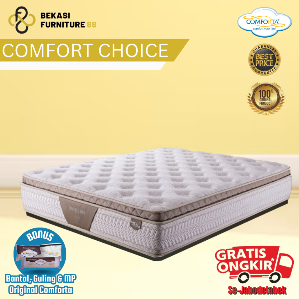 Hanya Kasur COMFORTA (Comfort Choice ) Mattress Only ukuran 100,120,160,180,200x200