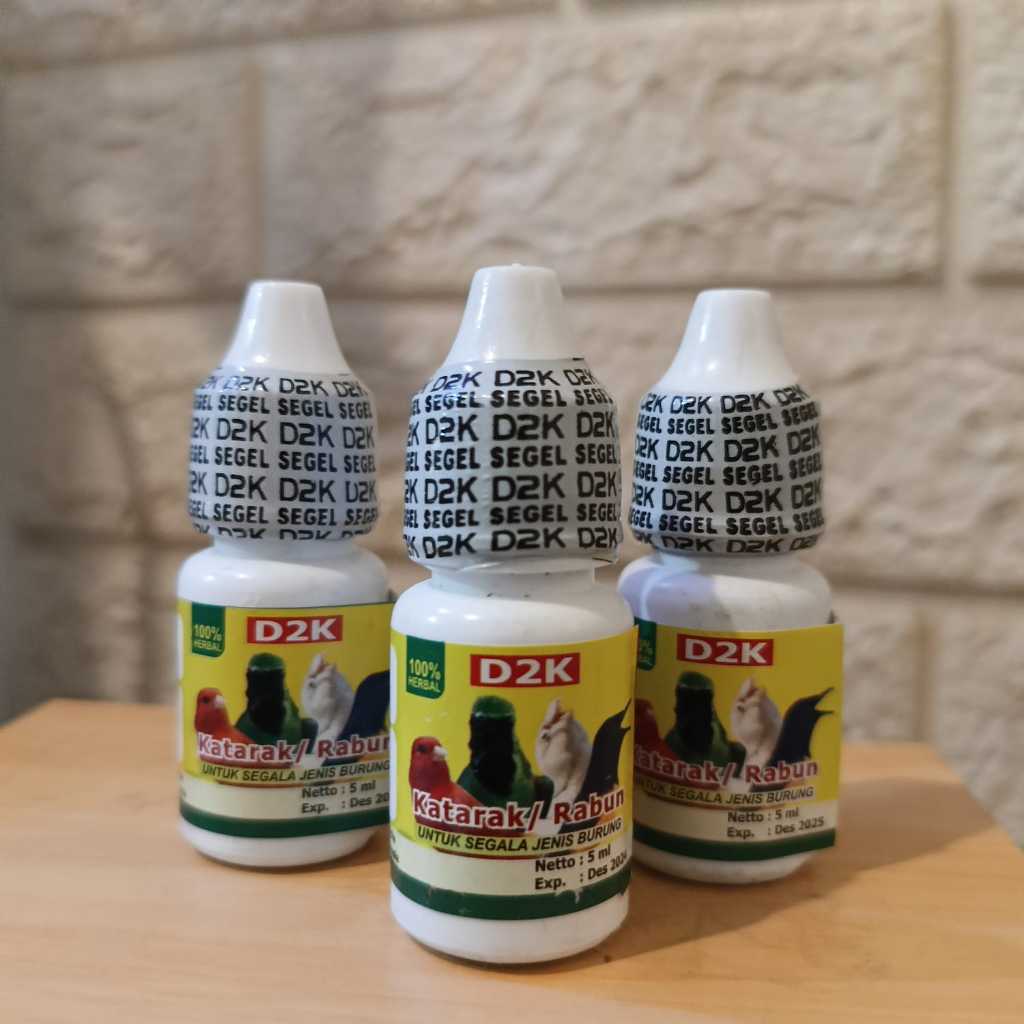 D2K OBAT KATARAK UNTUK MURAI BATU KACER KENARI DAN SEMUA BURUNG