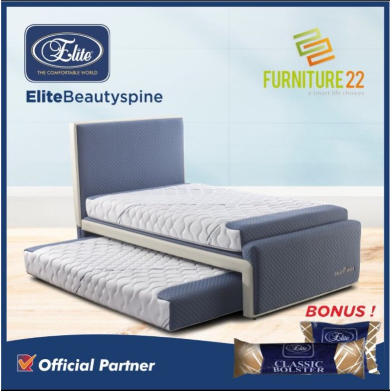Kasur Springbed Elite 3in1 Beauty Spine Fullset