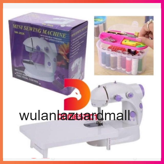 Mesin Jahit Portable Mini FHSM/SM 202 A Lengkap Terbaru