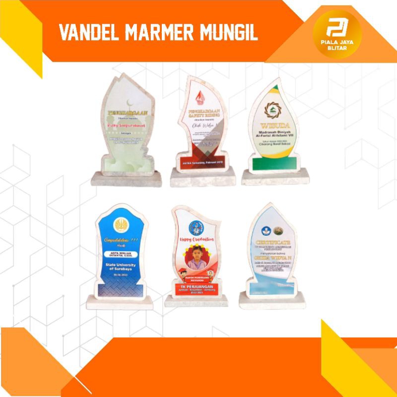 PIALA PLAKAT MARMER FREE STIKER CUSTOM PLAKAT WISUDA TK PLAKAT KKN PLAKAT LULUSAN