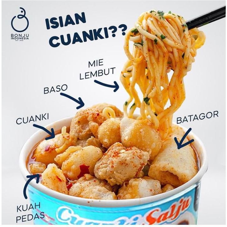 

Cuanki Salju Instant Baso Batagor & Mie HALAL MUI