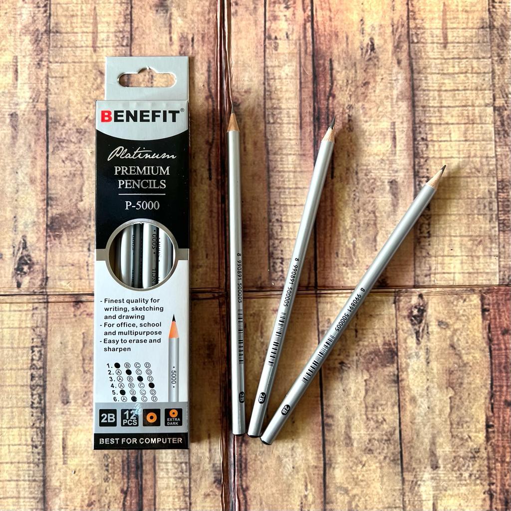 

Pensil - Pencil Benefit Premium Platinum P-5000 - Pencil 2B for computer