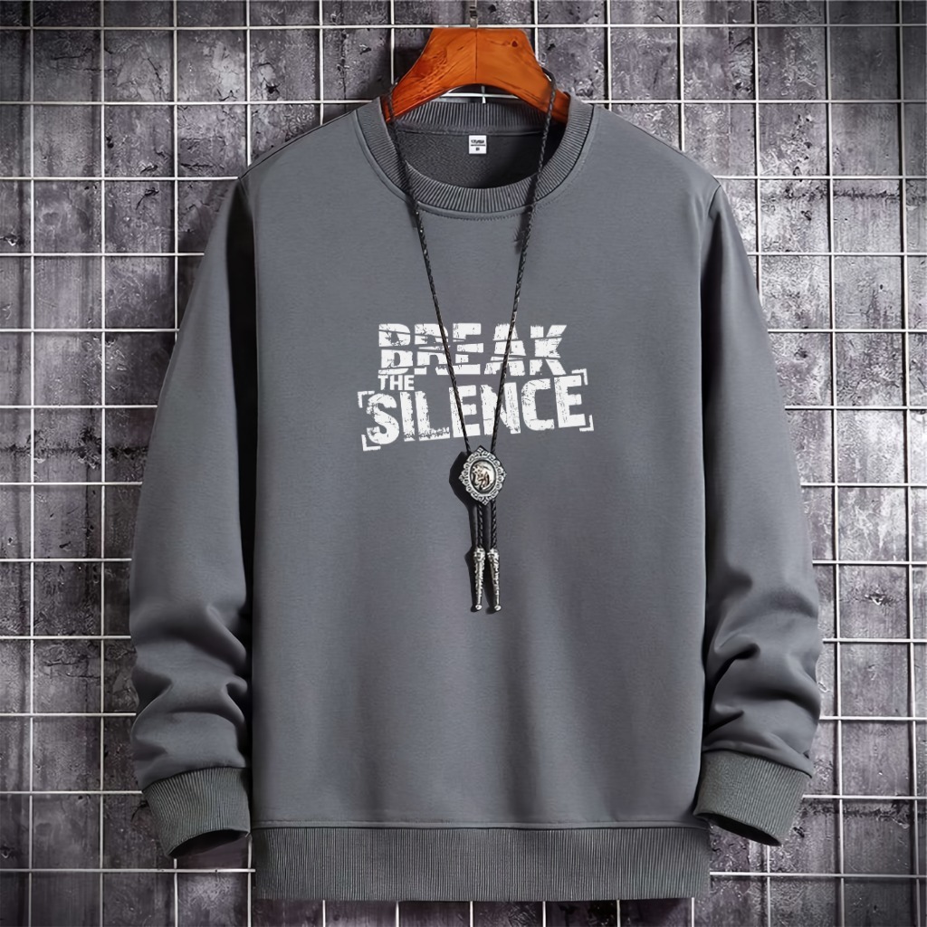 Sweter Crewneck Terbaru Break The Silence