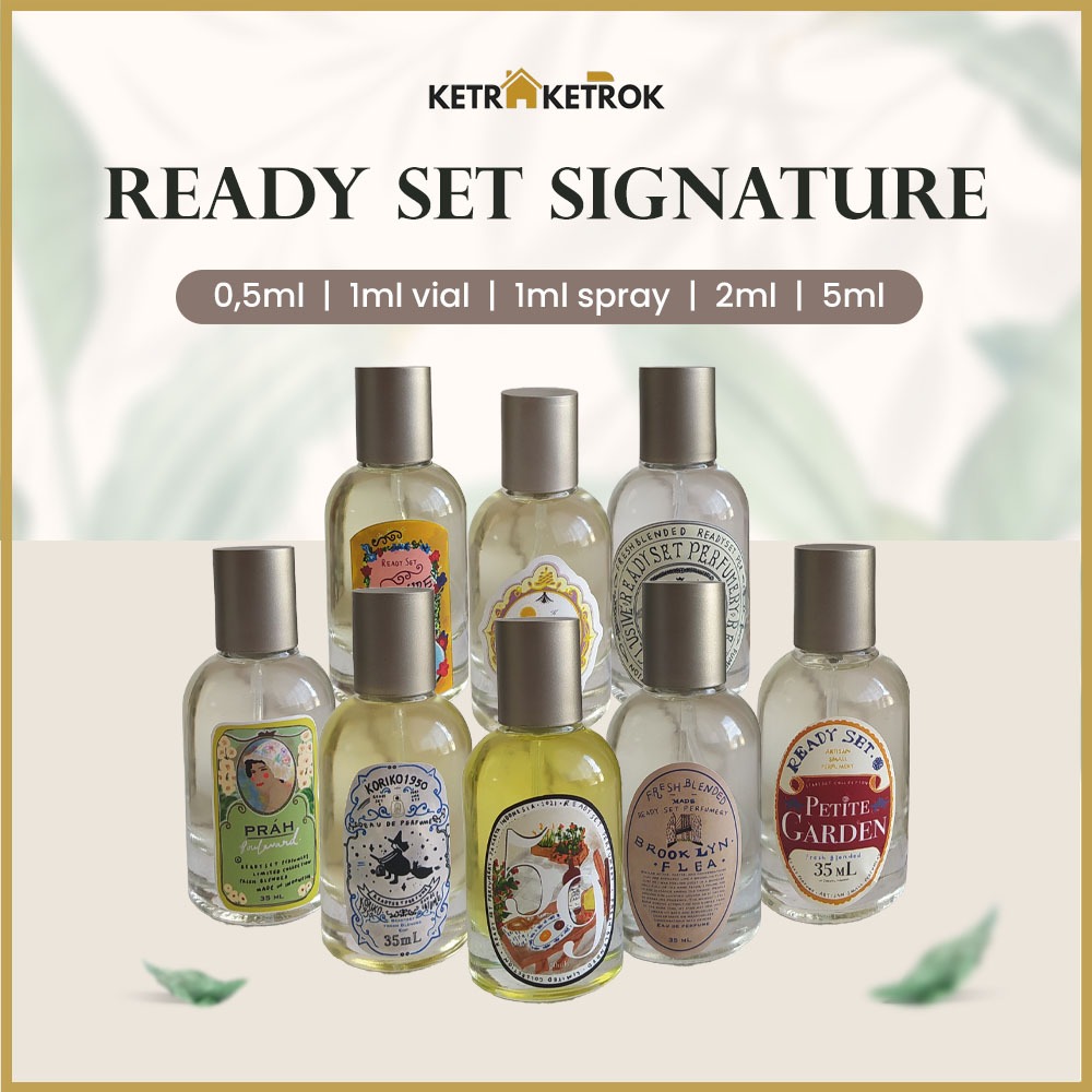 DECANT SHARE Parfum Perfume Ready Set Siganature Scent Windrises / 59 / Brooklyn Fea / Petite Garden