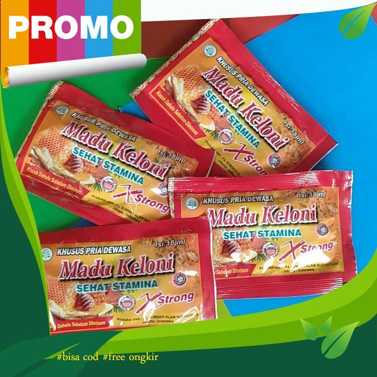 MADU KELONI Sehat stamina khusus pria dewasa kemasan 10 Sachet