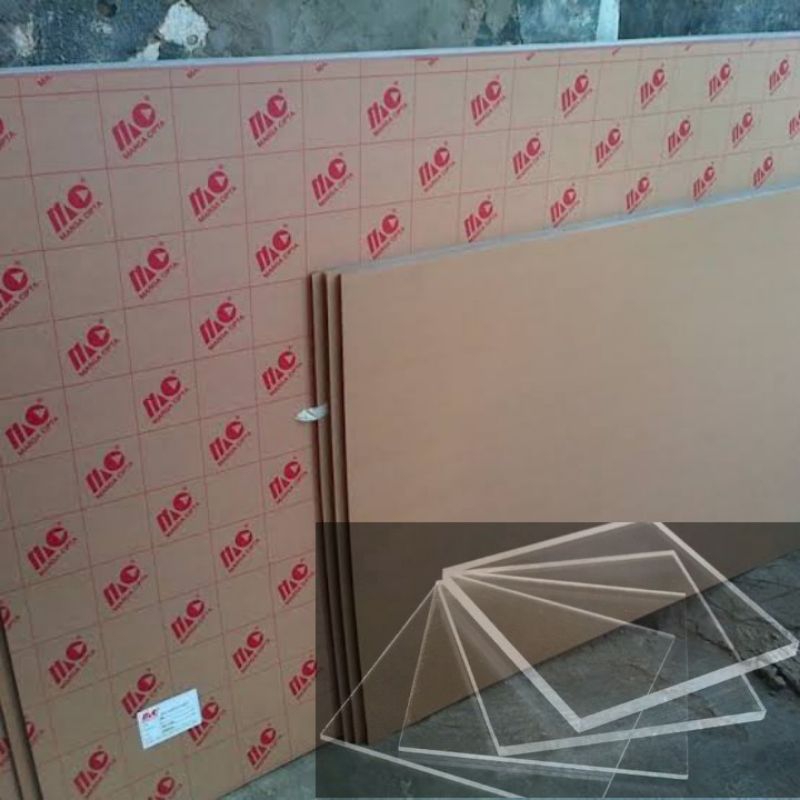 Akrilik bening 3mm 30x40/Acrylic lembaran bening