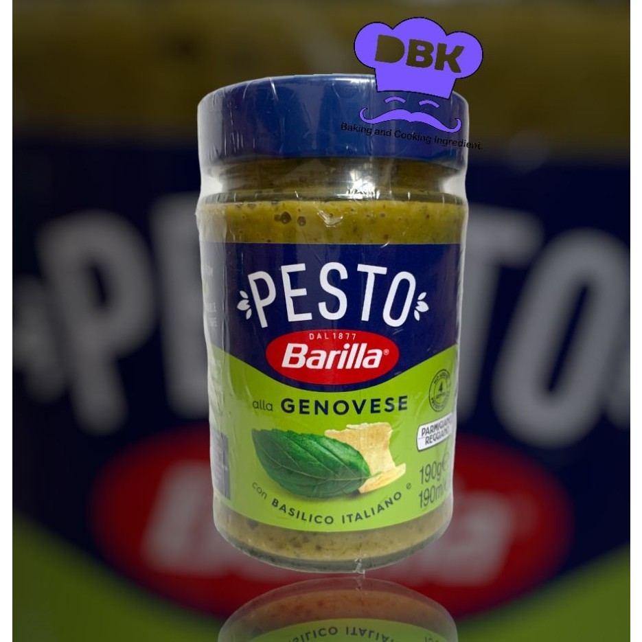 

Barilla Pesto Genovese 190 gr / Saus Pasta spagethi hijau basil ps