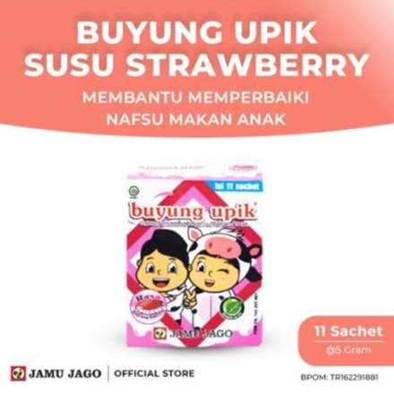 

Buyung Upik Susu Strawberry Jamu Herbal Membantu Meningkatkan Nafsu Makan Anak
