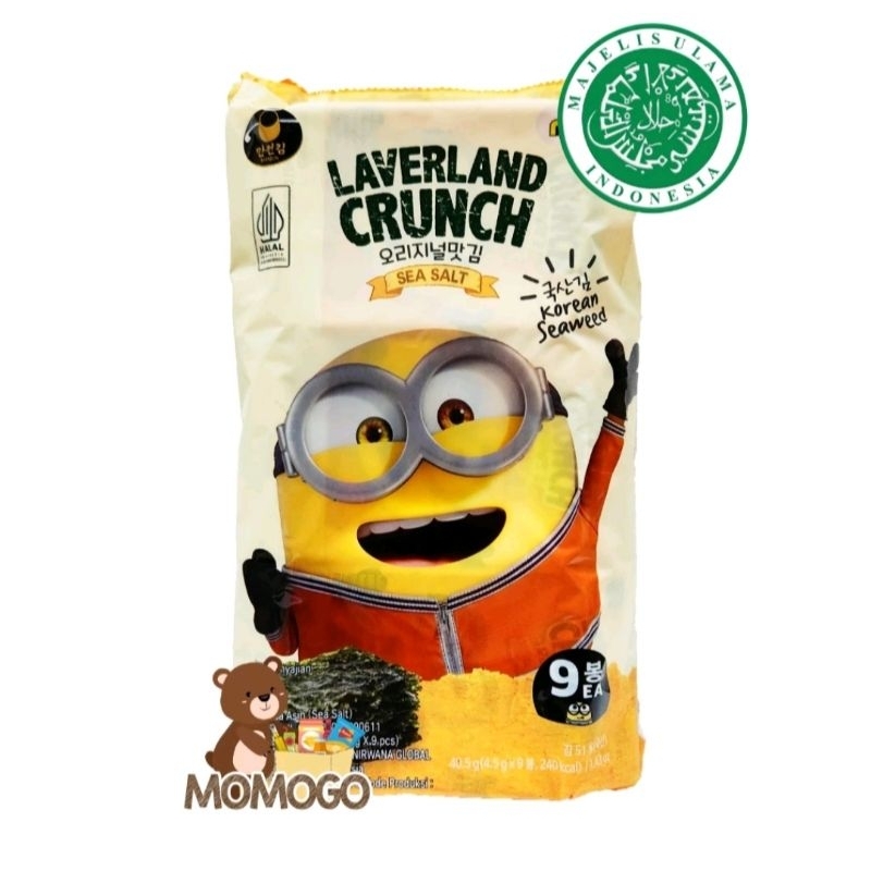 

LAVERLAND CRUNCH CRISPY SEAWEED