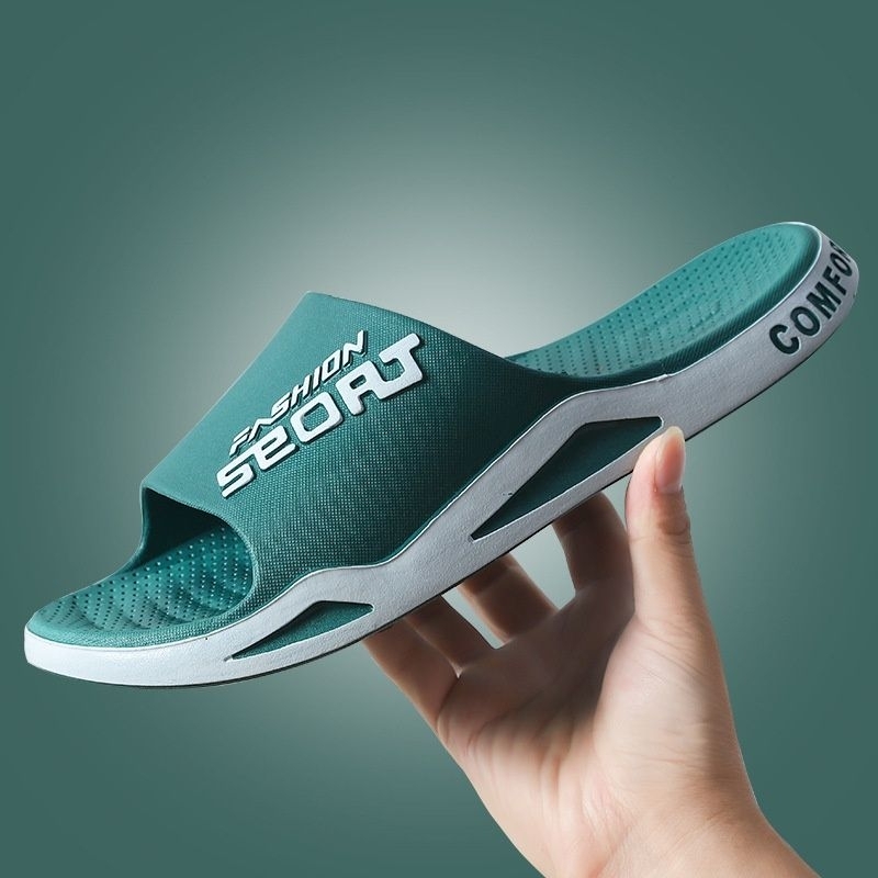 Sandal Slip-On Pria Terbaru Sendal Selop Cowok Nyaman Kekinian Viral Sandal Karet sport Murmer