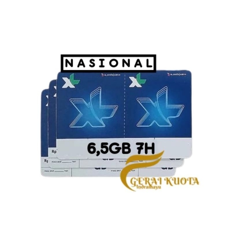 XL 6,5GB 7Hari [ Voucher Ori ]