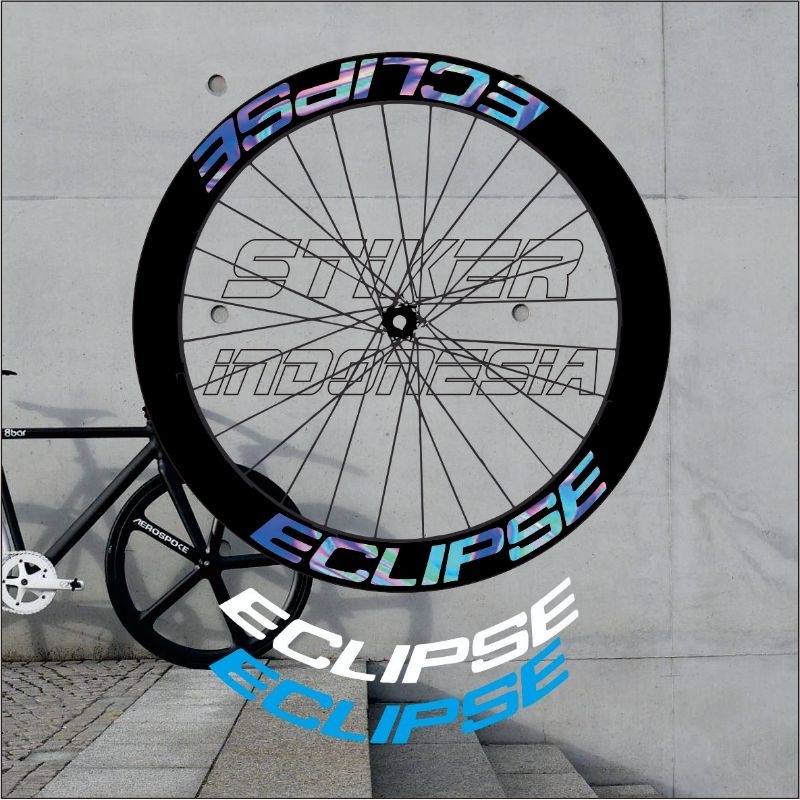 stiker velg sepeda eclipse 700c /harga perbiji/ sticker rims sepeda 700c ECLIPSE