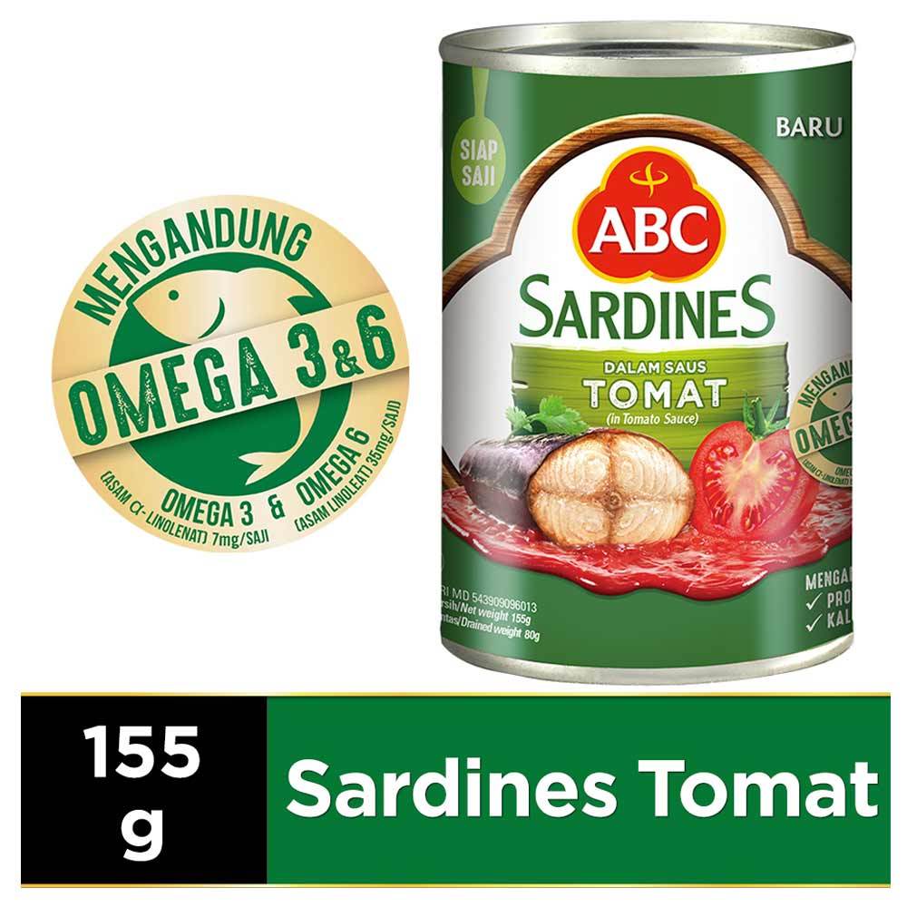 

ABC Sarden Saus Tomat 155 gram