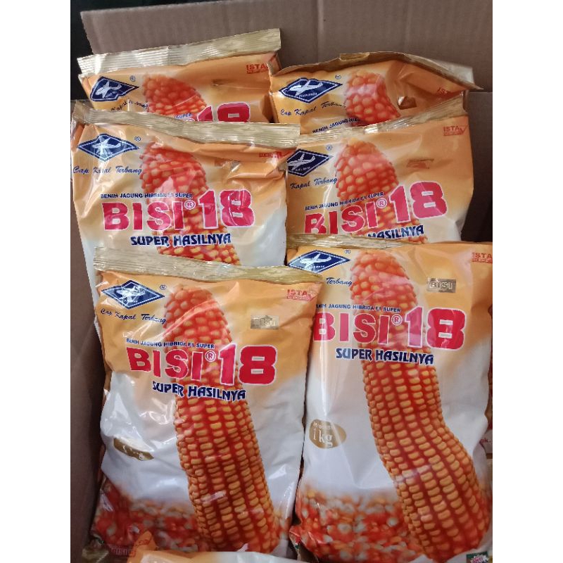 BISI 18/benih jagung bisi 18/bisi 18 kemasan 1 kg/asli ori /benih jagung kapalterbang