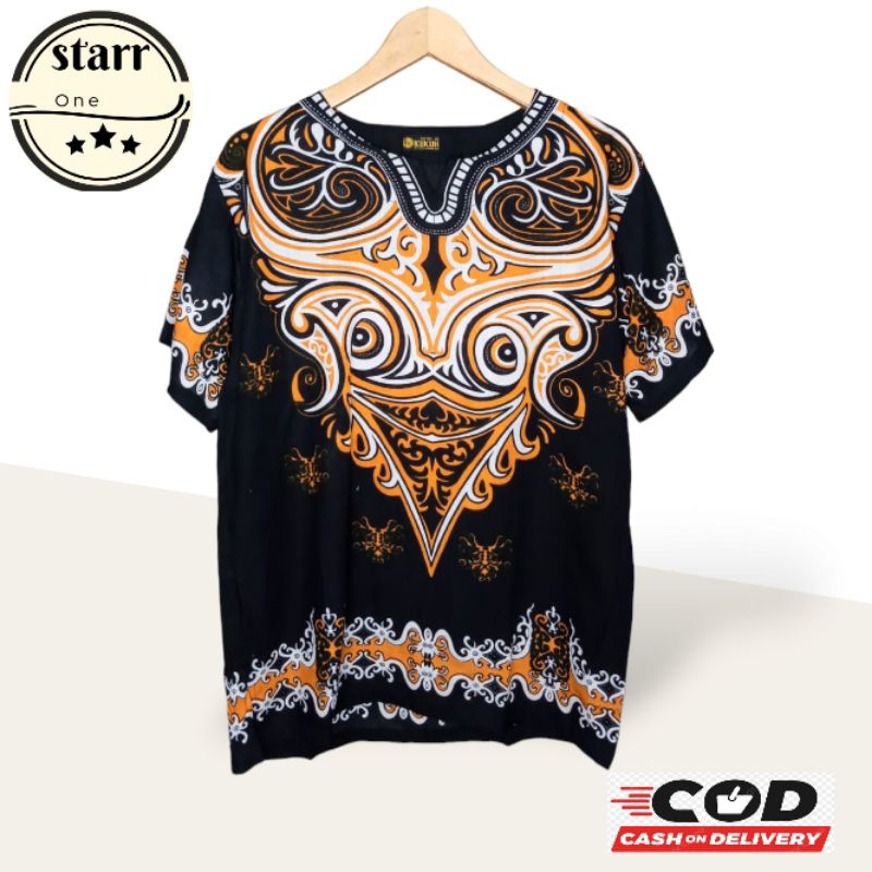Baju kaos dashiki baju kaos bangkok atasan bali pria wanita motif wayang baju kaos motif wayang