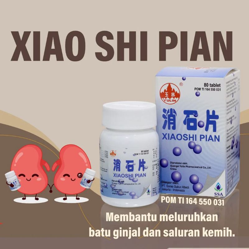 xiao shi Pian obat herbal cina obat batu ginjal,saluran kemih