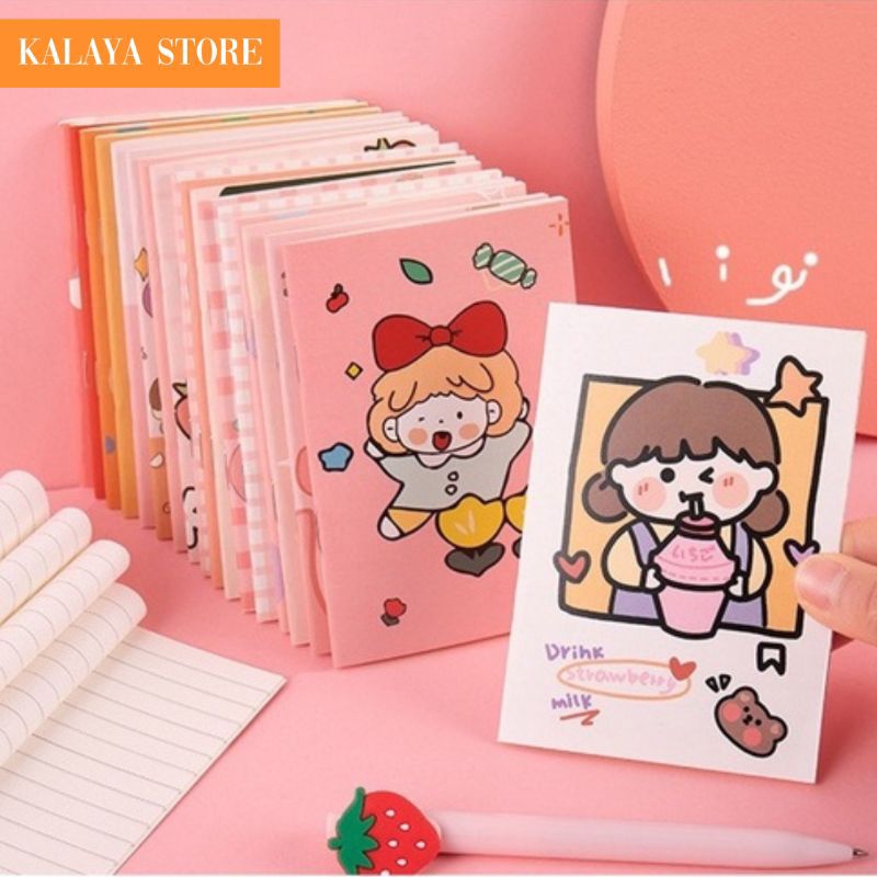 

AT102 Buku Tulis Mini Motif Kartun Note Book Mini Cartoon Mini Book Notepad Karakter Buku Tulis Memo Kecil Murah Import