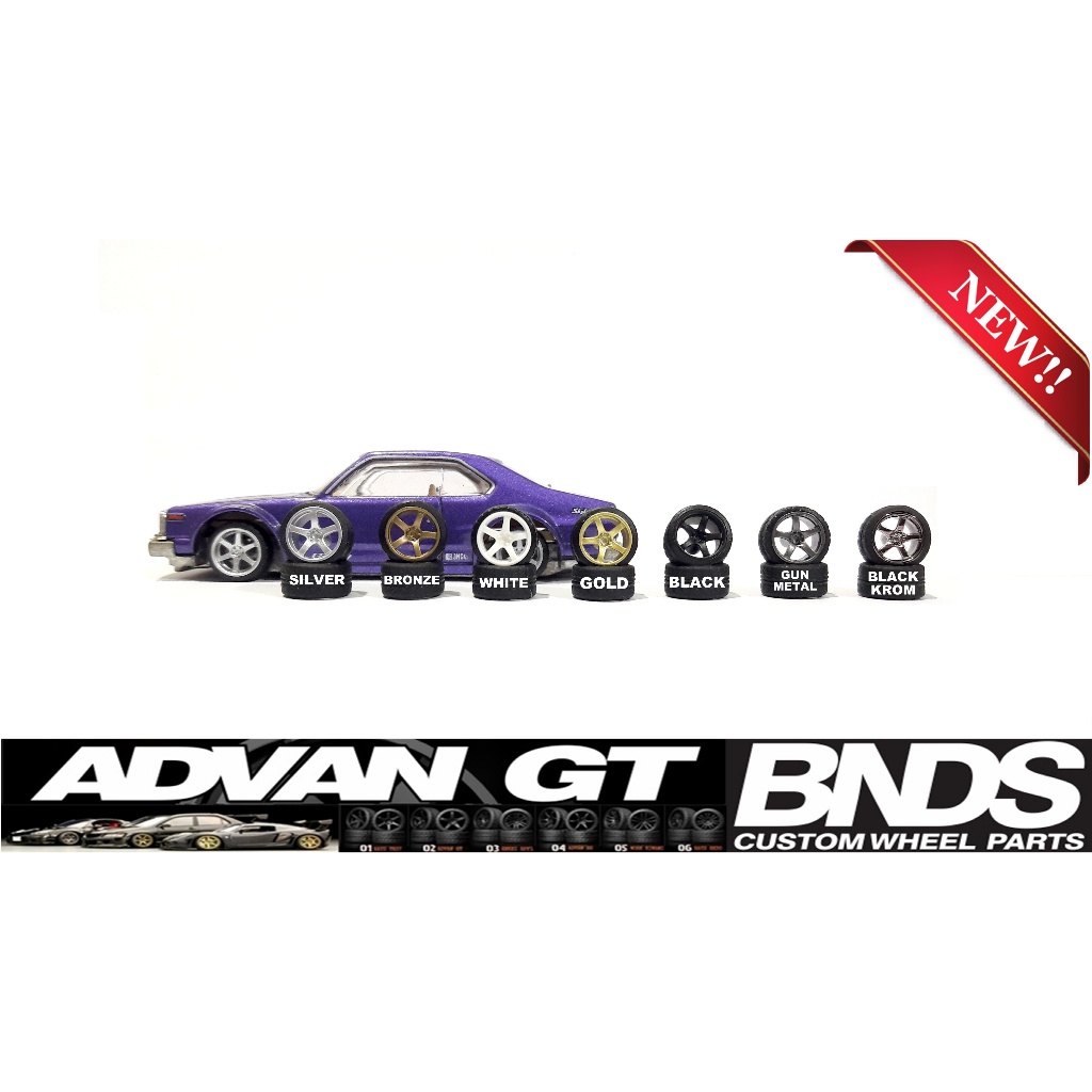 Ban Karet BNDS ADVAN GT 8,9mm VARIAN COLOUR & DISK BRAKE HIGH QUALITY