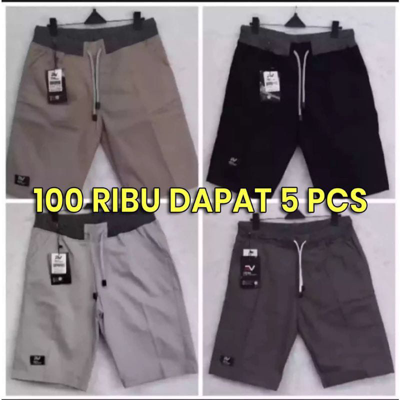 PROMO CELANA CHINOS PENDEK SEPAKET 100 DAPAT 6PCS