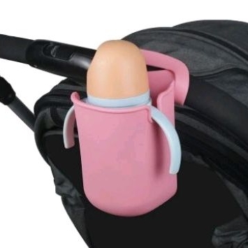 Silicone cup holder botol minum susu gelas stroller sepeda RB5