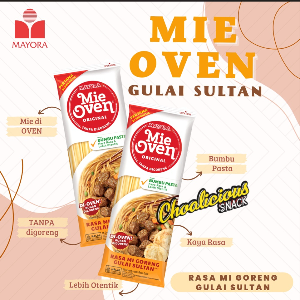 Mayora Mie Oven Rasa Mi Goreng Gulai Sultan