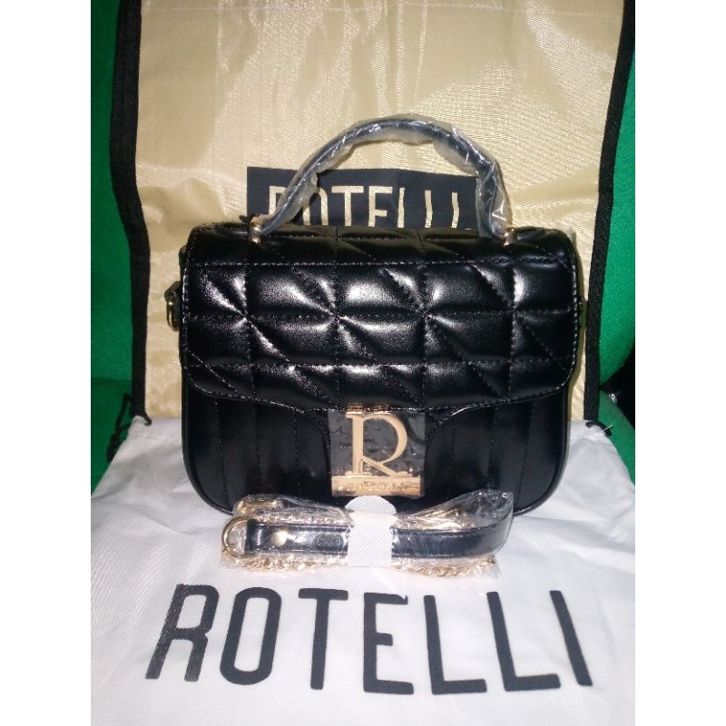 tas rotelli hitam new