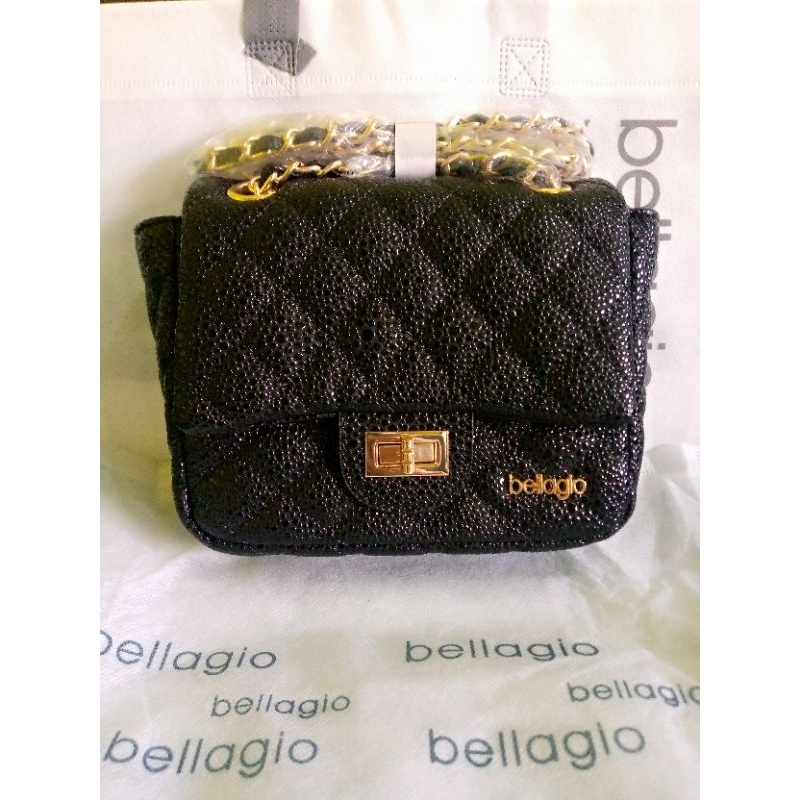 tas bellagio new hitam