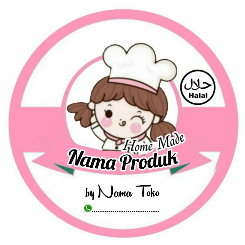 

(Minimal order 100 buah) STIKER PRODUK KEMASAN SNACK BOX / MAKANAN DELIVERY / MAKANAN HOMEMADE / CEMILAN