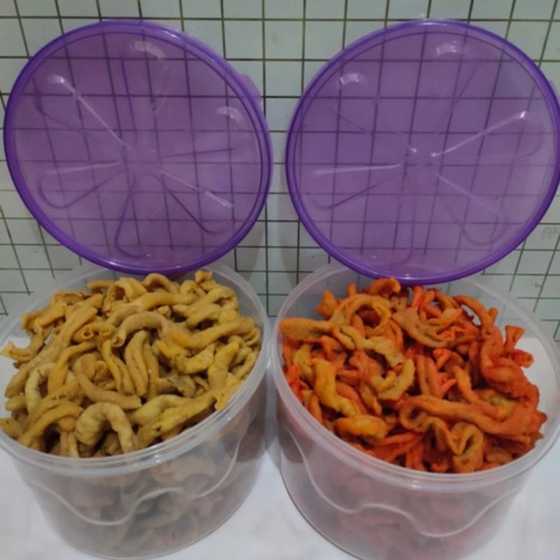 

kripik usus original dan balado