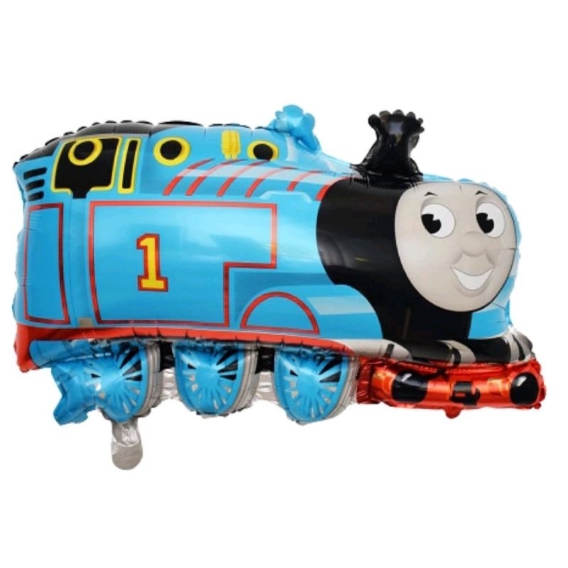 Balon Karakter Thomas Kereta Tomas Kartun Anak Jumbo 80cm Kendaraan Kereta Api