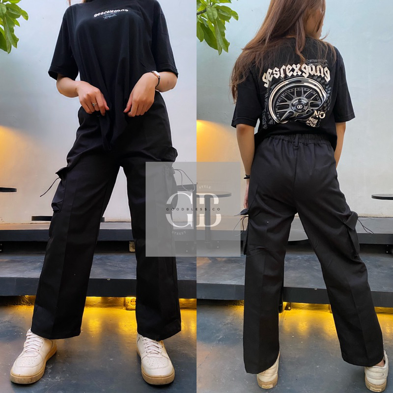 Suzy Cargo Pants | Celana Cargo | Cargo Pants | Celana Cewek Cargo
