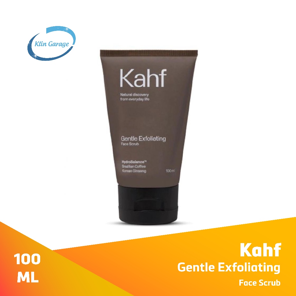 Kahf Gentle Exfoliating Face Scrub 100 ml Coklat - Lawan Noda Hitam