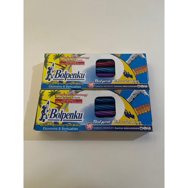 

Bolpen ulir merk Bolpenku isi 12 biji
