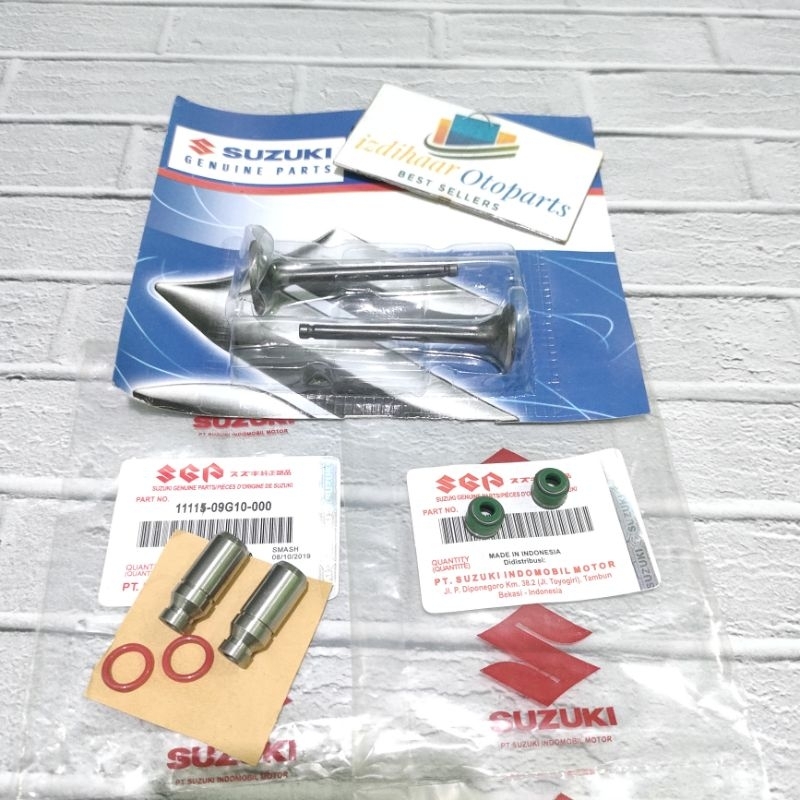 Bosh klep Botol klep+Seal klep+Klep set Suzuki Smash 110 Smash New Shogun 110 125