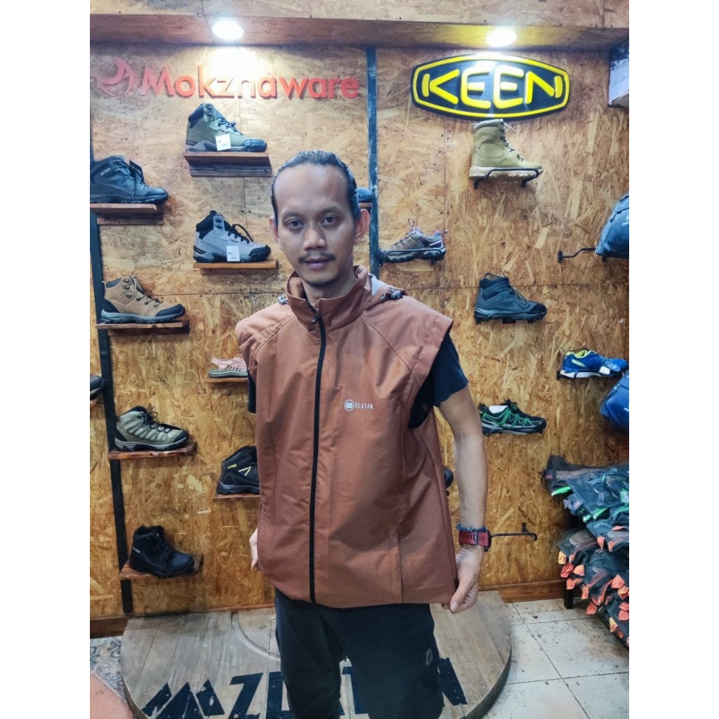 Zlatan Rompi Vest Edge with Hoodie Original Terlaris