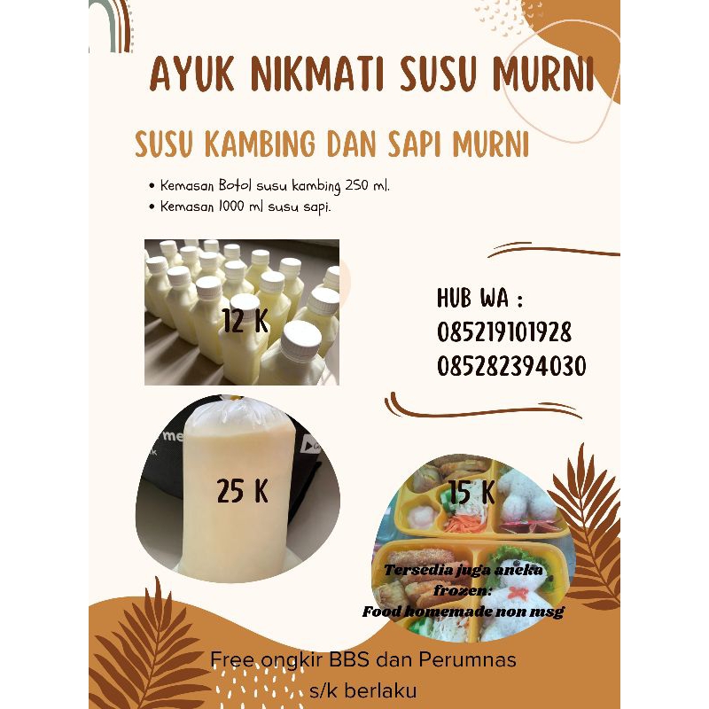 

Susu Murni Segar