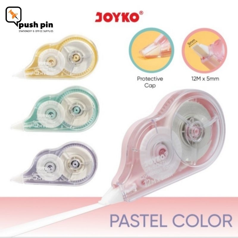 

Joyko Pita Koreksi Correction Tape CT-522PTL Pastel Color