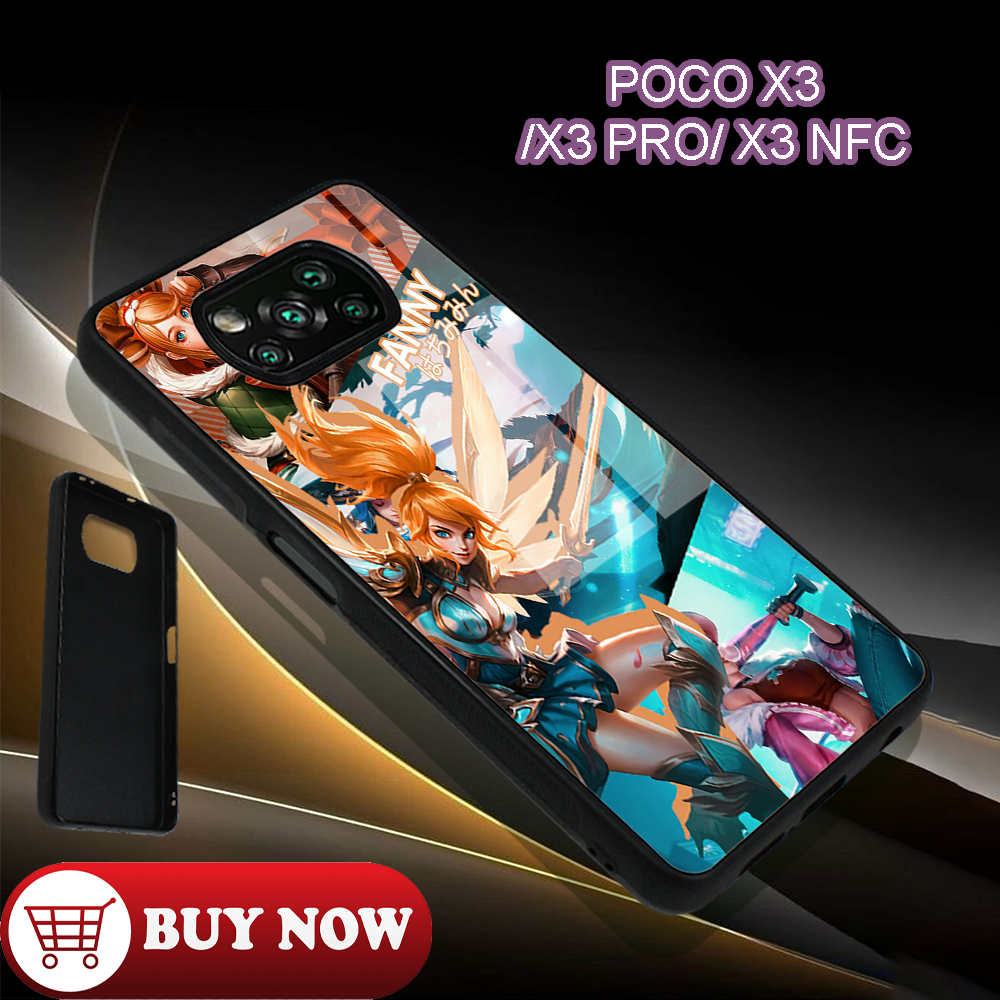 [pc67] TPU Case Glossy XIAOMI POCO X3 | X3 PRO|X3 NFC | POCO X3 GT |Casing Kilau Pic HD Motif mobile