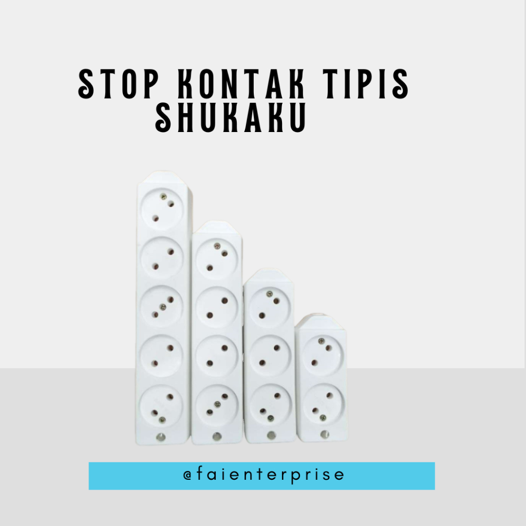 Stop Kontak Tipis 2,3,4,5 Lubang Shukaku
