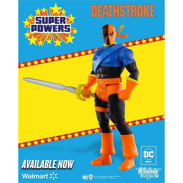 MCFARLANE TOYS  DC SUPER POWERS DEATHSTROKE FIGURE