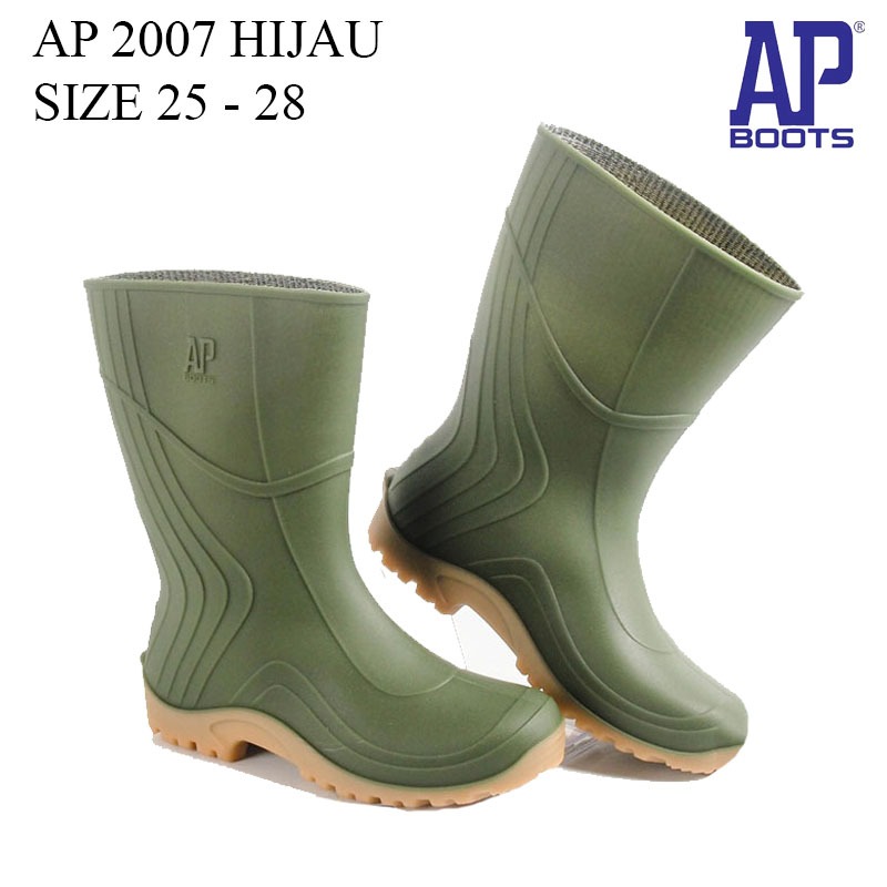 AP Boots 2007 / Boot Karet Hijau Pendek