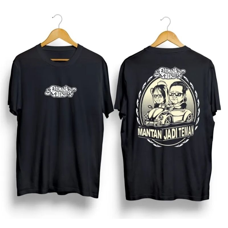 Kaos Distro ENDANK SOEKAMTI - MANTAN JADI TEMAN Kaos Band Kaos Musik Kaos Endank Soekamti Kaos Kamti