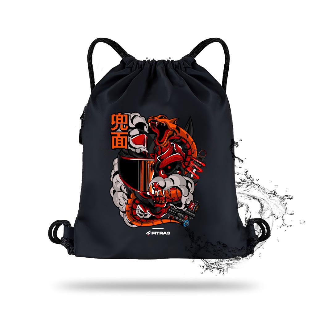 String bag-Tas Serut Sekolah Anti Air Gym Olahraga Pria Dan Wanita  Tas Serut Stringbag Tas Anti Air