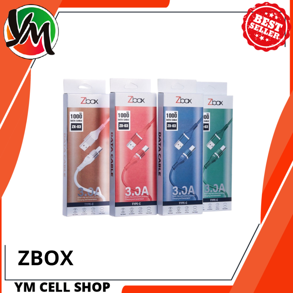 Kabel Data Zbox ZX03 Weave Quallcom 3.0 Weave usb Micro / Type C / iPhone Suport Fast Charger (Pengi