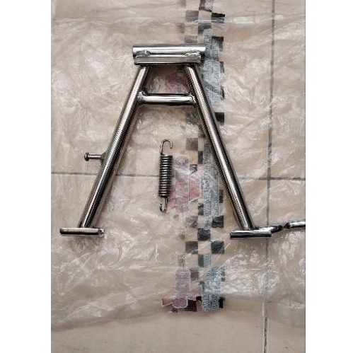 Standar Tengah F1zr + Per Chrome / Jagak Dobel F1zr Crom / Force 1 Chrome