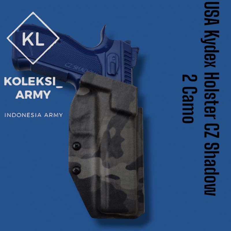 USA Kydex Holster CZ Shadow 2 Loreng Camo CZ 2 Shadow OWB Luar