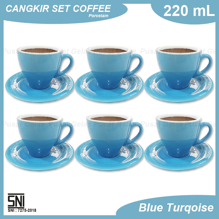1 SET 6 PCS Coffee Cup/Cangkir Latte/Latte Cup/Cangkir Kopi/Cangkir